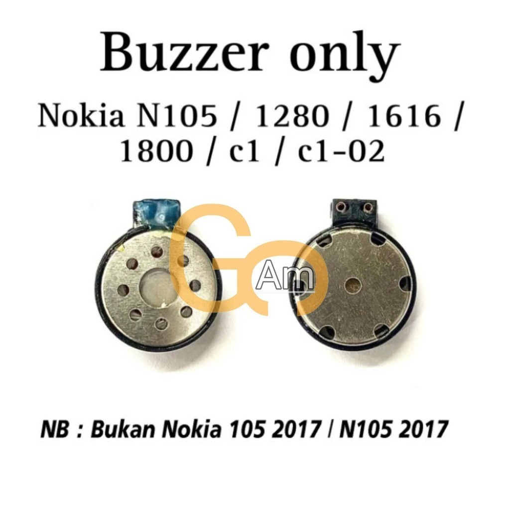 BUZZER UNIVERSAL NOKIA 6600 ~ 1280 ~ 2300 ~ N105 ~ 1800 ~ 1616 ~SPEAKER MUSIK UNIVERSAL UNTUK BERBAG