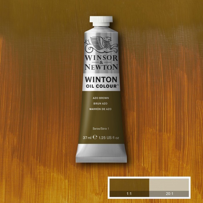 

promo ✨ -Cat Minyak Winsor & Newton Winton 37ml Oil Color Paint - 03/03 - AZO BROWN