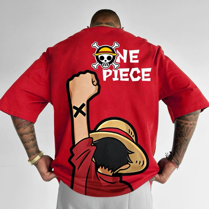 TSHIRT PRIA UNISEX GRAPHIC KAOS DISTRO ANIME ONE PIECE ORIGINAL UT BRANDED BANGKOK MIRROR