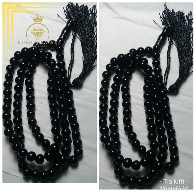 Tasbih Batu Mulia Black Onyx 99 Butir