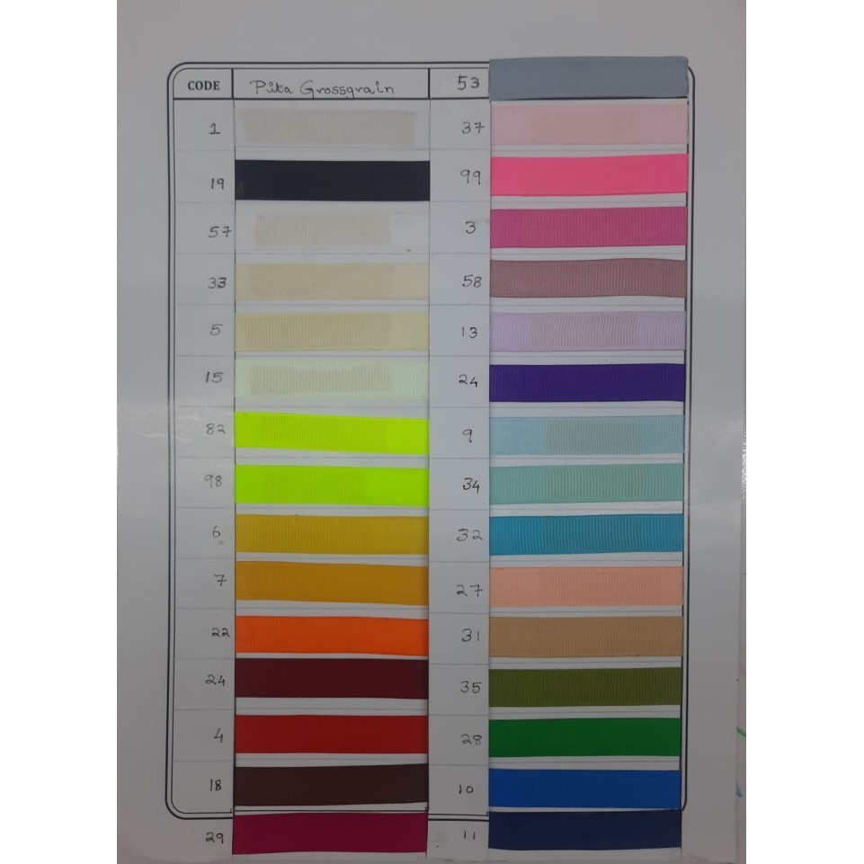 

Pita Grossgrain 1 inch 2.5cm Ribbon