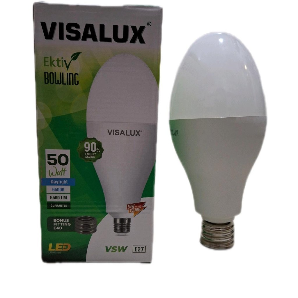 Visalux 50 Watt Bola Lampu Jalan / Bohlam Lampu Led 50w