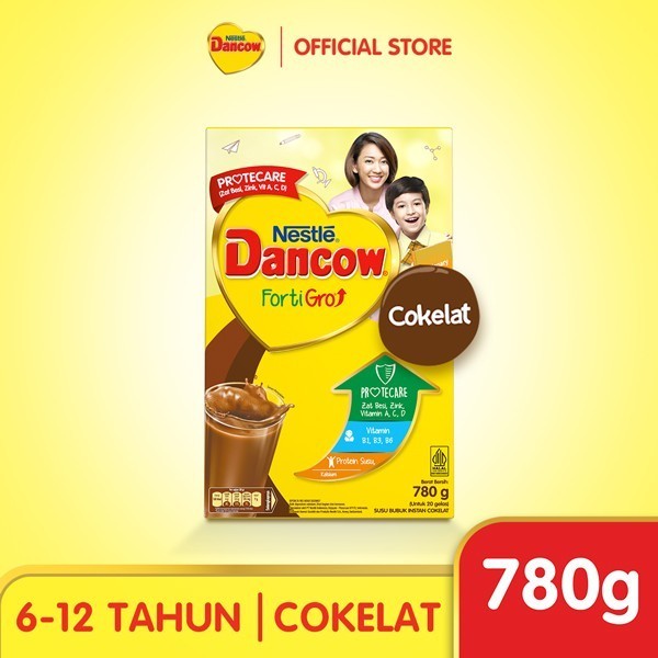 

TERJUAL DANCOW FortiGro Susu Bubuk Coklat Box 780g