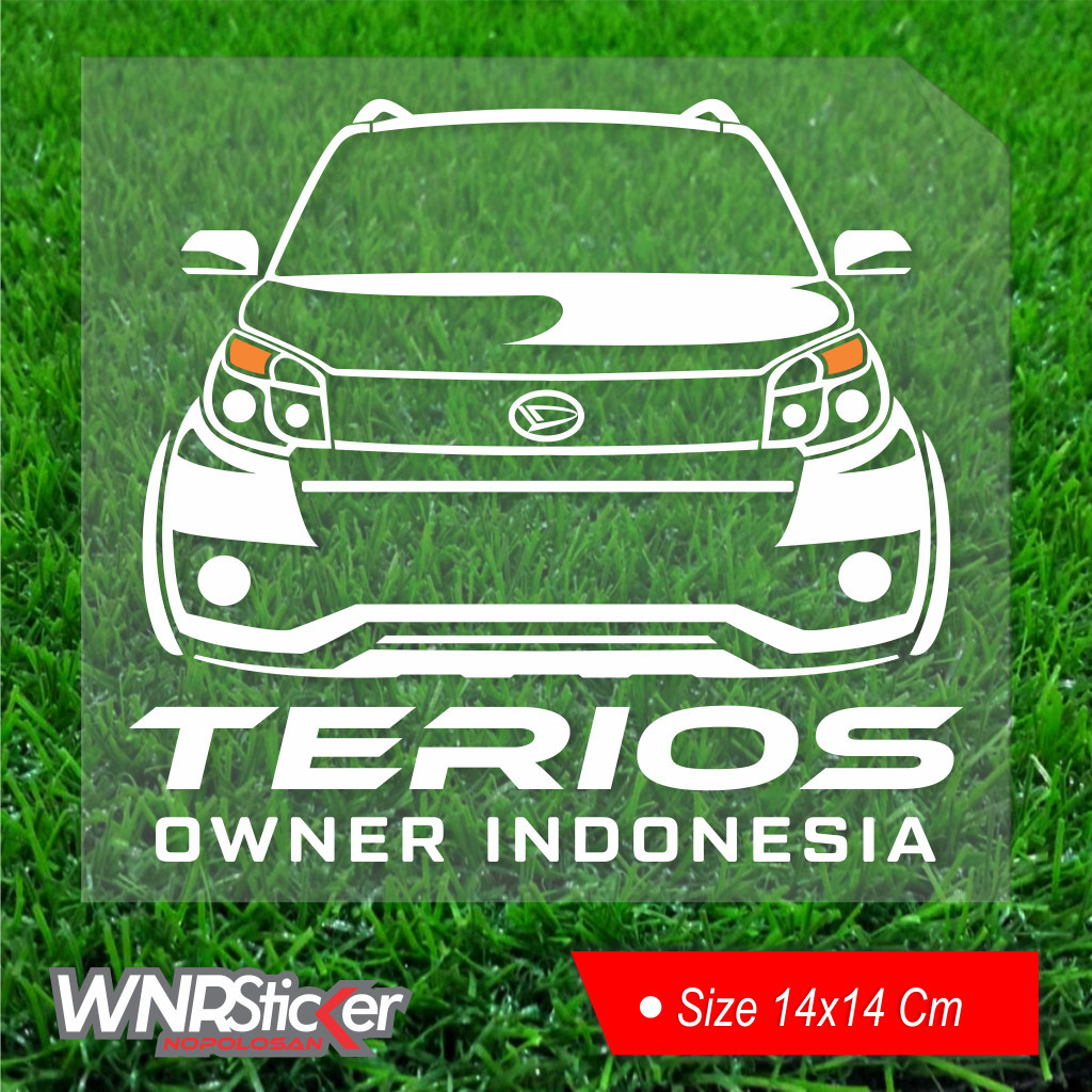 Stiker Variasi Kaca Mobil Rush Terios Owner Indonesia