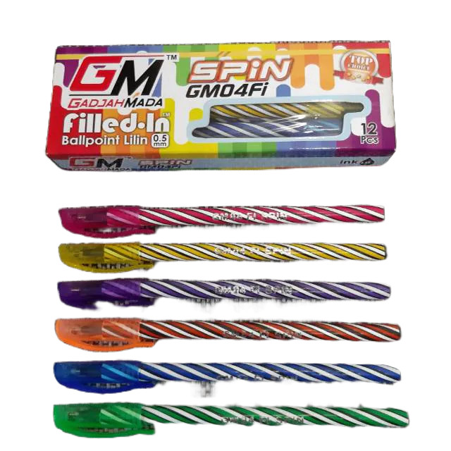 

Pulpen Ulir 0.5m GM-04 Spin (12pc)