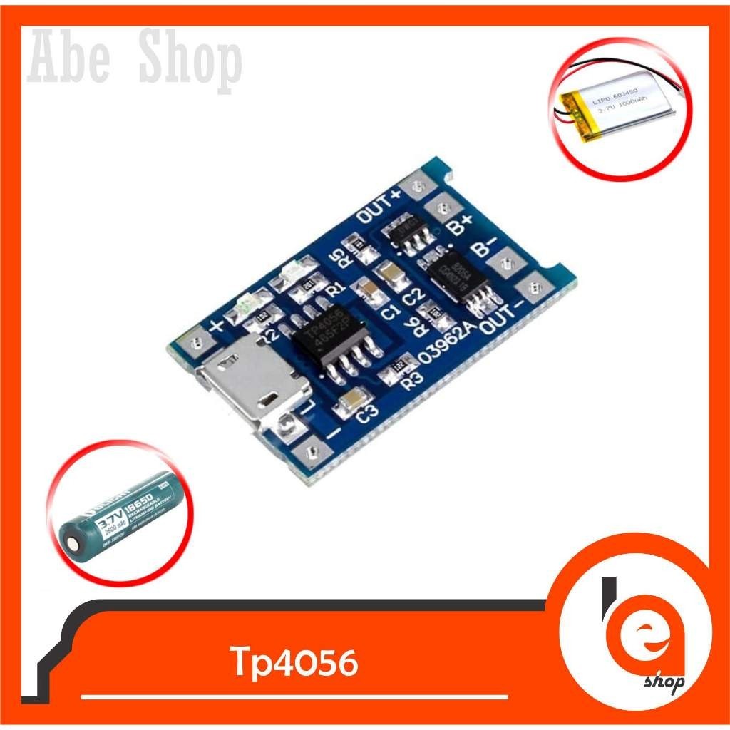 Modul Charger TP4056 Protection Micro USB 5V 1A Full Protection TP 4056 Lithium