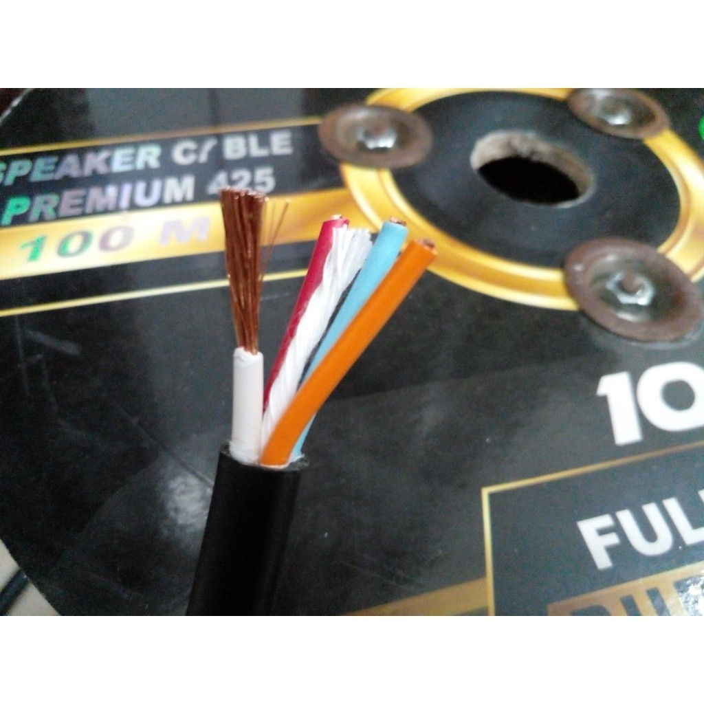 SMART KABEL SPEAKER ISI 4 DASTECH PREMIUM 4 x 2.5 Kabel speaker PREMIUM DASTECH 425 meteran