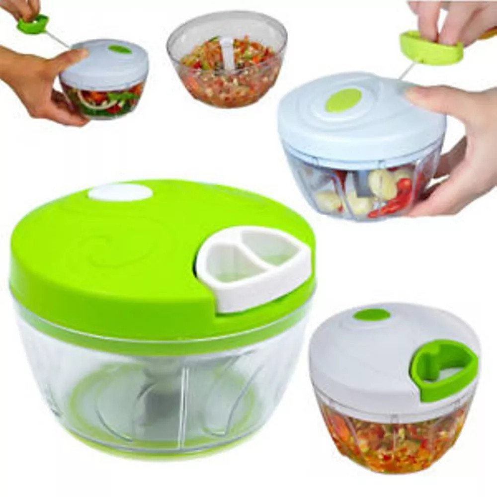 SPEEDY CHOPPER Blender Tarik Manual Tanpa Listrik Blender Penghancur Bumbu Biji Kacang Rempah