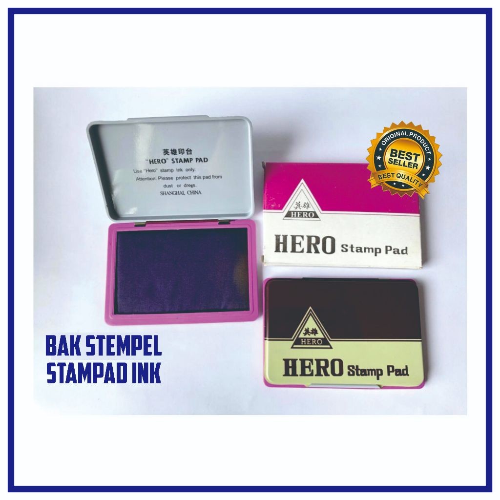 

Stampad Bantalan Stempel Bak Stempel Hero Alat Tulis Kantor