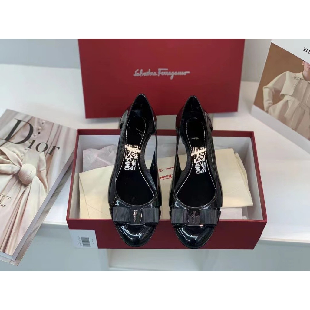 New Counter ORI Ferragamo SF 2024 Latest Color Jelly Shoes