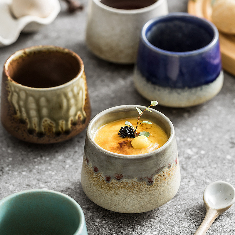 Ceramic Coffee Cup ins Creative Latte Cup Coffee Cup Japanese Vintage Breakfast Milk Cup 200ml