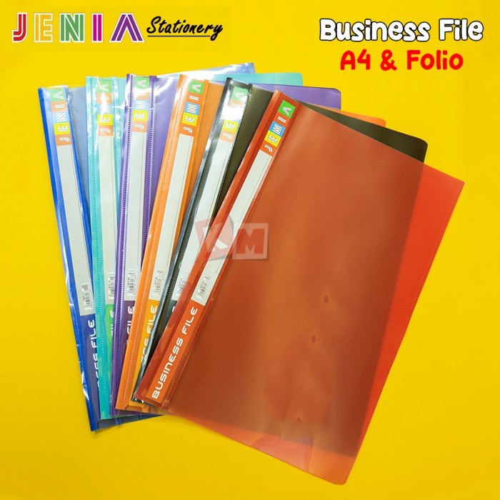 

Business File Jenia / A4 / F4 Folio / Map Plastik / Bisnis File
