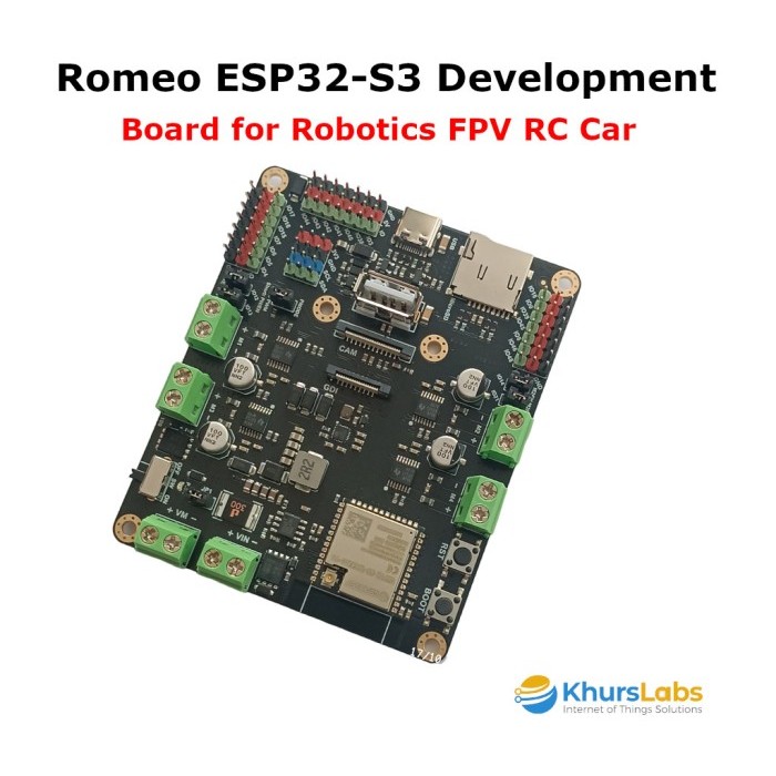 DFROBOT - Romeo ESP32-S3 Development Board for Robotics FPV RC Car