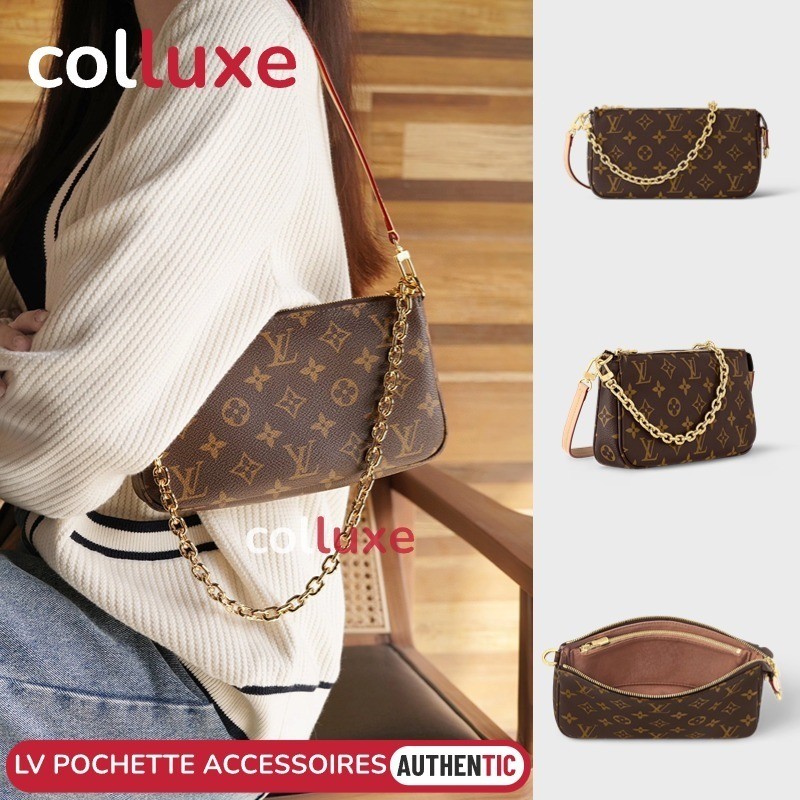 Loui*s Vuitton POCHETTE ACCESSOIRES Shoulder LV Bag Women's Shoulder Bag