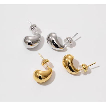 COD 18K SUADI GOLD Pawnable Teardrop Earring 18k Saudi