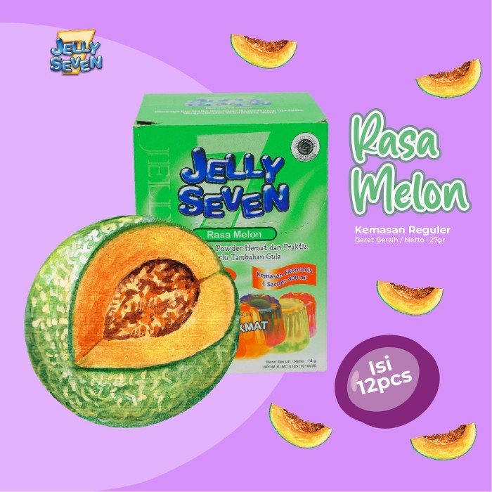 

NEW Jelly Seven Melon 12 pcs