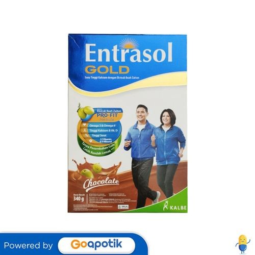 

Entrasol Gold Pro-Fit Rasa Coklat 340 Gram Box