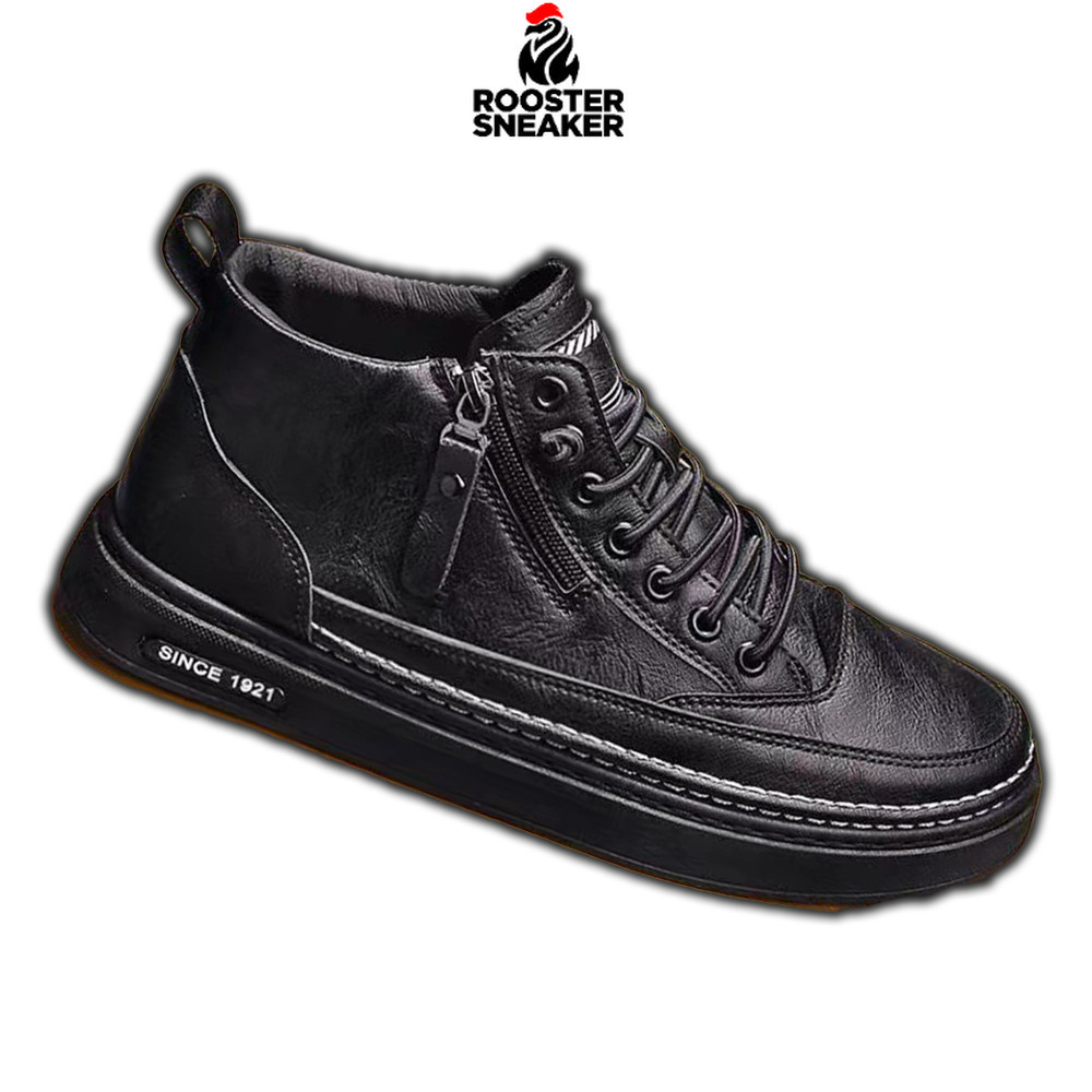 Sepatu Sneaker Pria Premium - The Rock  - Sneaker Rooster Sepatu Pria Sneakers Boots Pria Trendi Hit