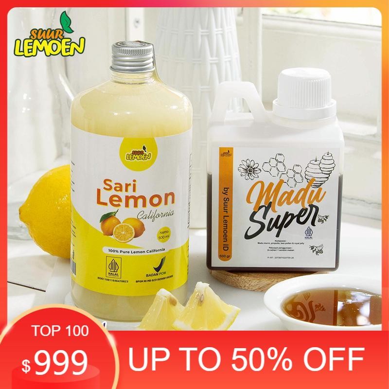 

NORKID HEALTH & BEAUTY Paket Sari Lemon Murni 500 ml dan Madu Hutan Super 500 gram