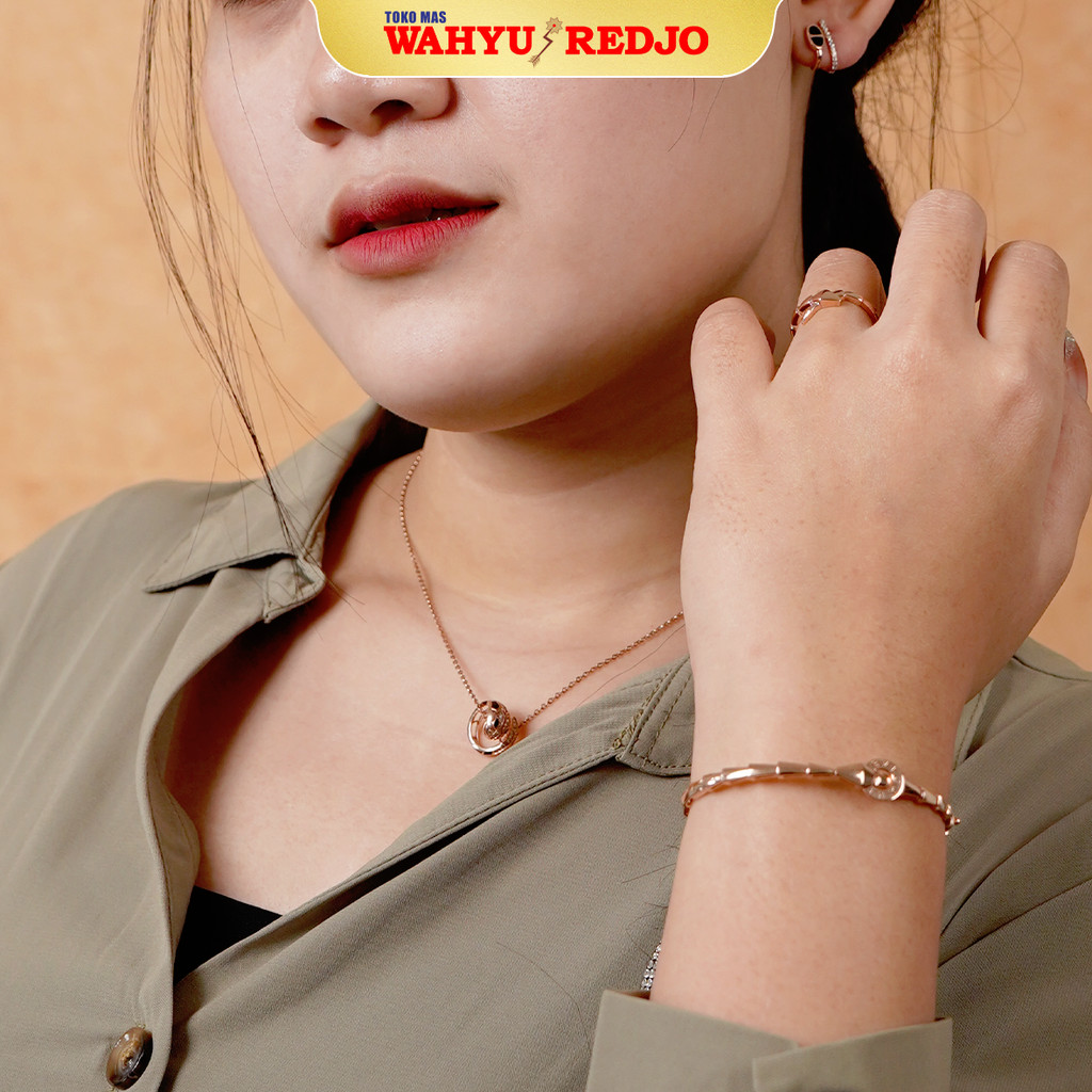 SET PERHIASAN 8K ROSEGOLD PAMERAN WAHYU REDJO