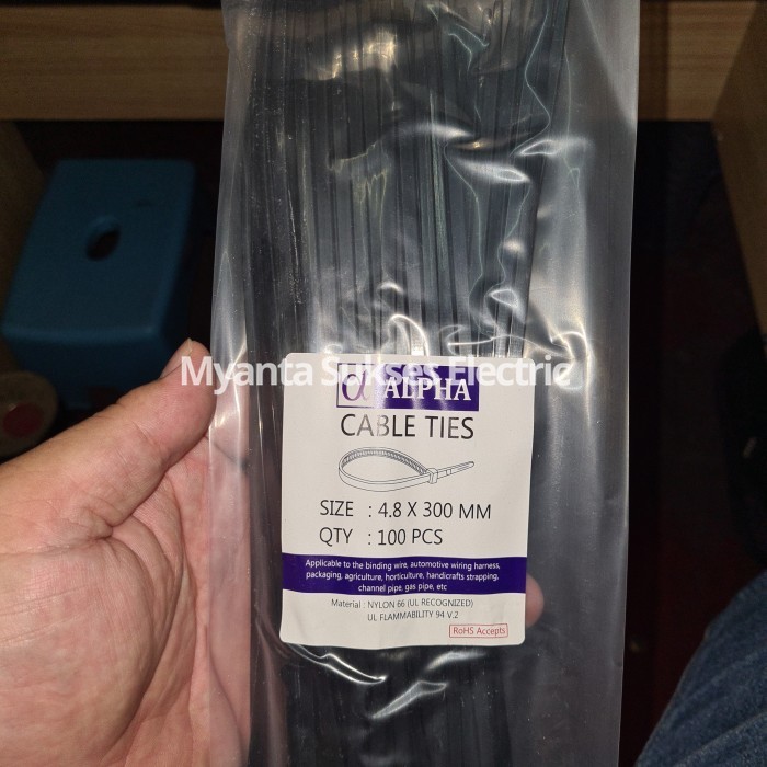 Kabel Ties 30cm Hitam