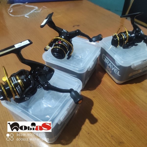 Reel Pancing Mini Reel Maguro Gravel BG 300. 500. 800