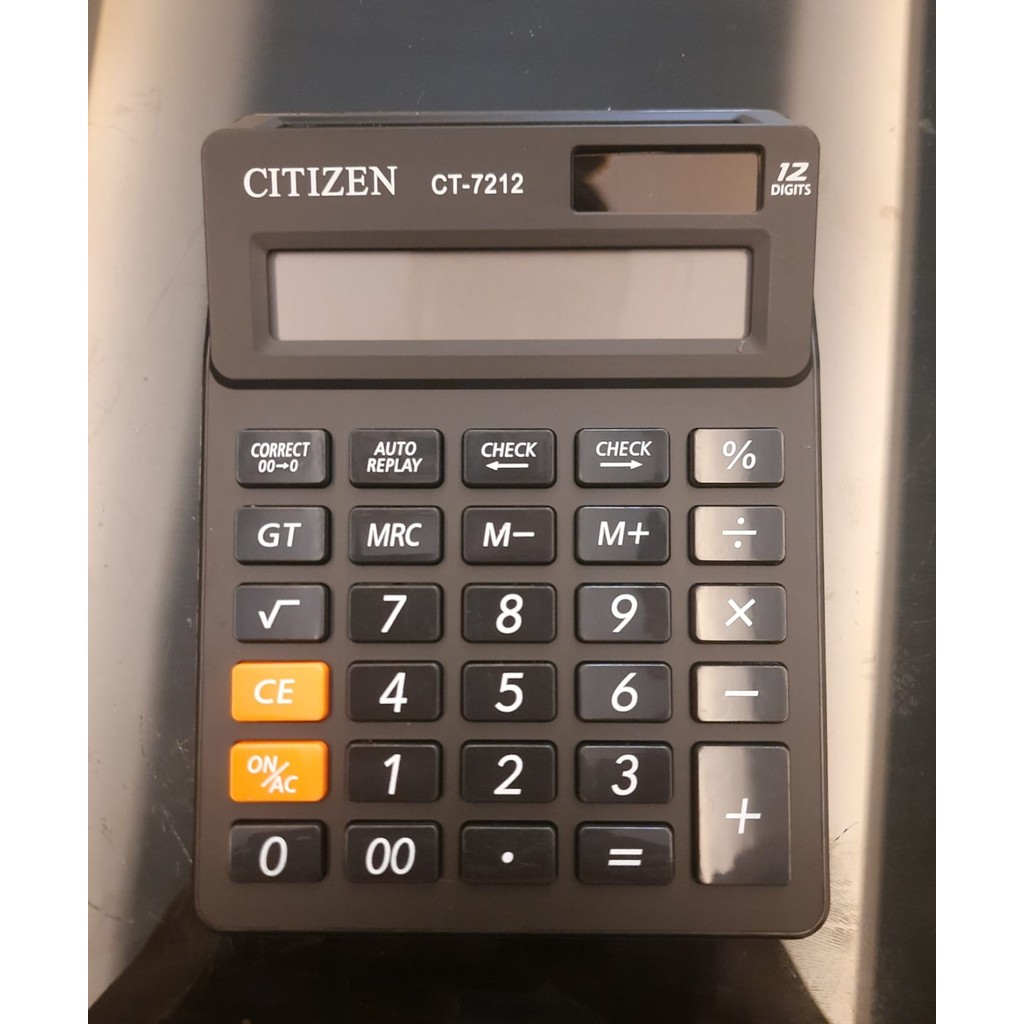 

RB Kalkulator Kasir CT-7212 - Calculator 2 Display Layar / Check Ulang CT7212 12Digit