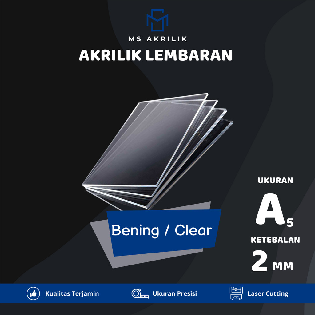 

Akrilik A5 Margacipta tebal 2MM