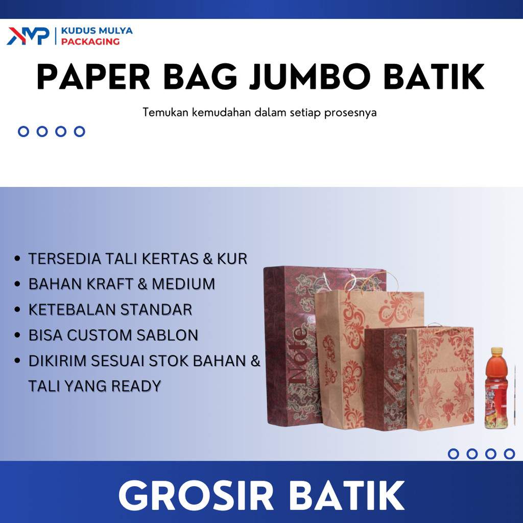 

[ALL SIZE] PAPER BAG JUMBO BATIK / PAPER BAG KADO / PAPER BAG SOUVENIR