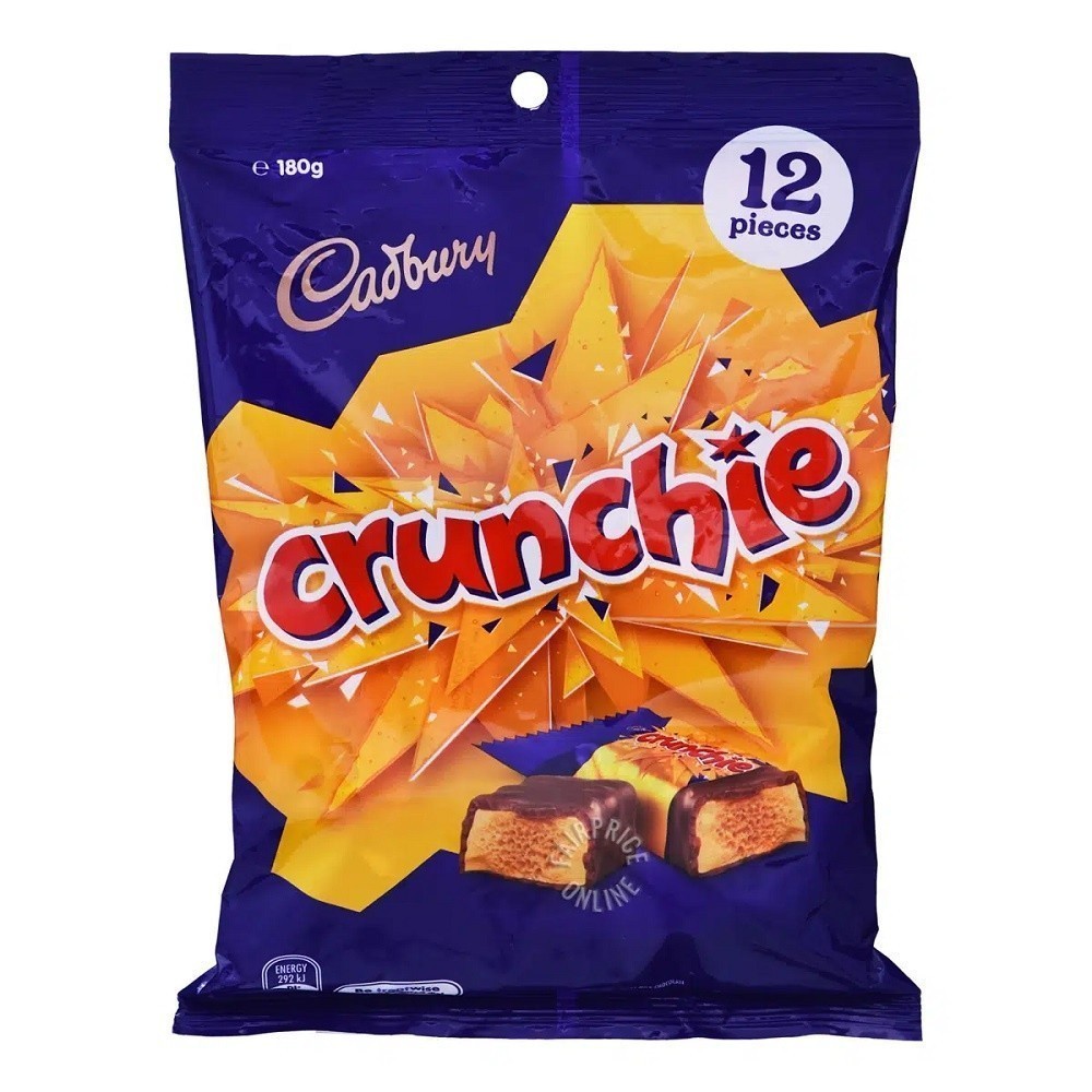 

Cokleat CADBURY Crunchie isi 12pcs asal Australia