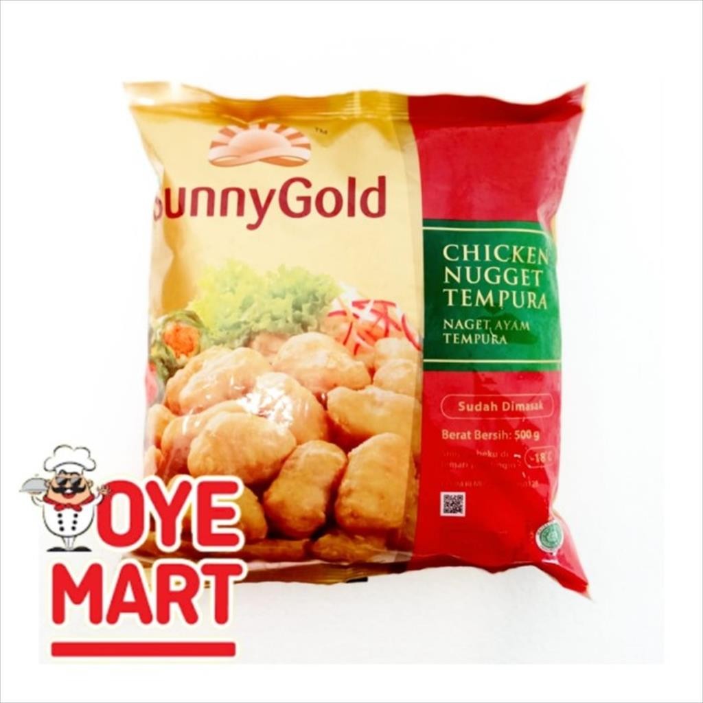 

SUNNY GOLD CHICKEN NUGGET TEMPURA 500GR