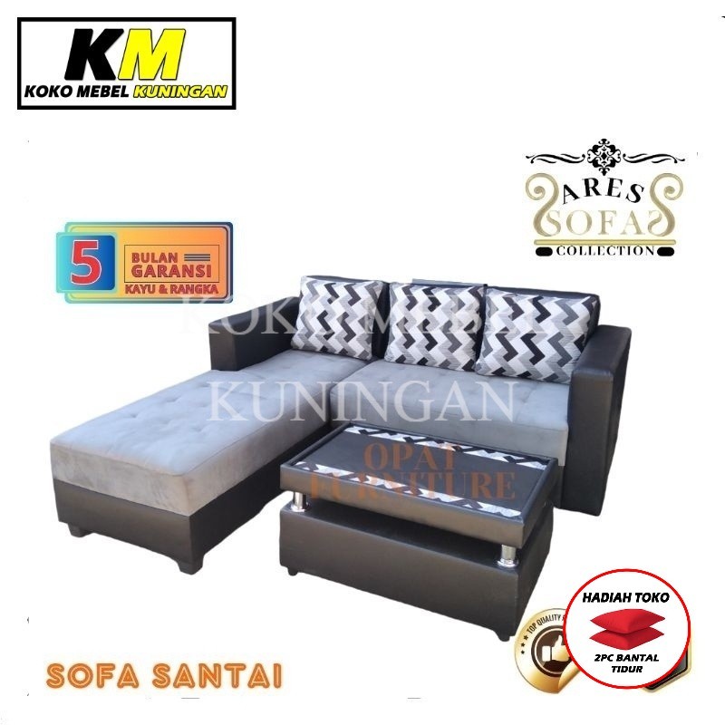 (FREE BANTAL TIDUR) Sofa Santai Sofa l Sudut Sofa Tamu Minimalis  Kuningan Majalengka Indramayu Suba