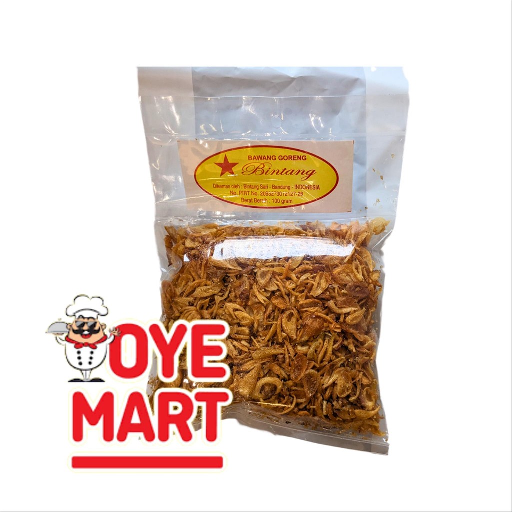 BAWANG GORENG BINTANG 100GR