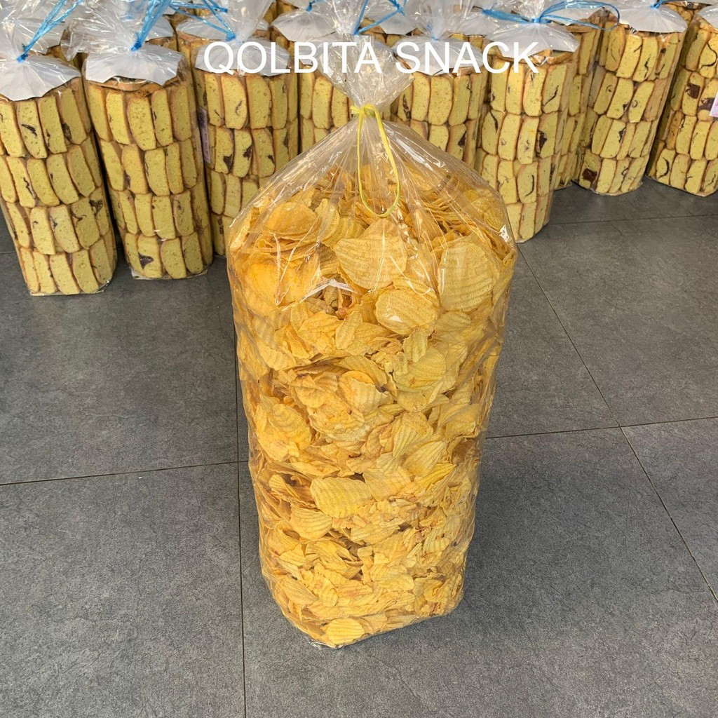 

KERIPIK TALAS BULAT REGE Kripik Food Snack Cemilan Camilan Makanan