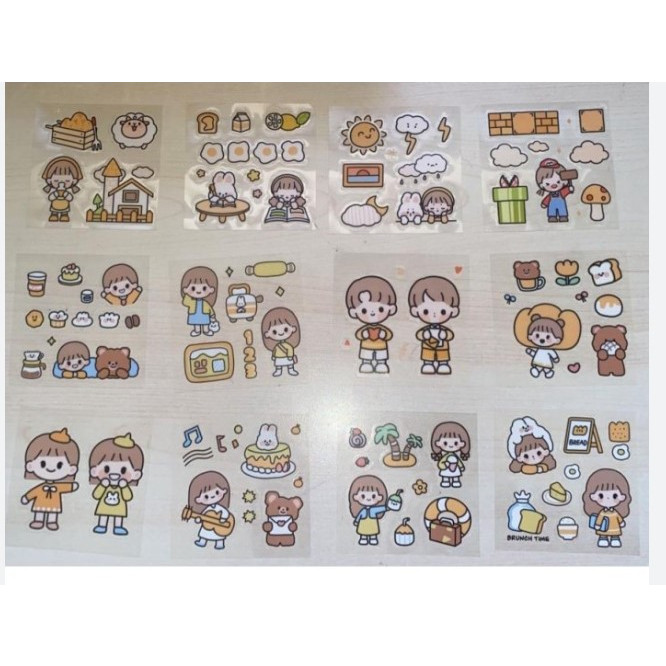 

BH STICKER TRANSPARAN WATERPROFF STIKER LUCU STIKER TUMBLER STICKER UNIK