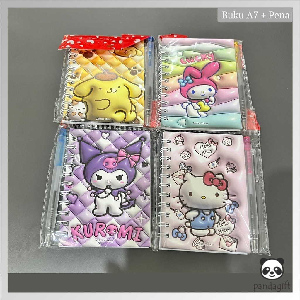 

NoteBook Ring Motif A7 Note Book Ring Isi 36 Lembar plus pena - GG0300