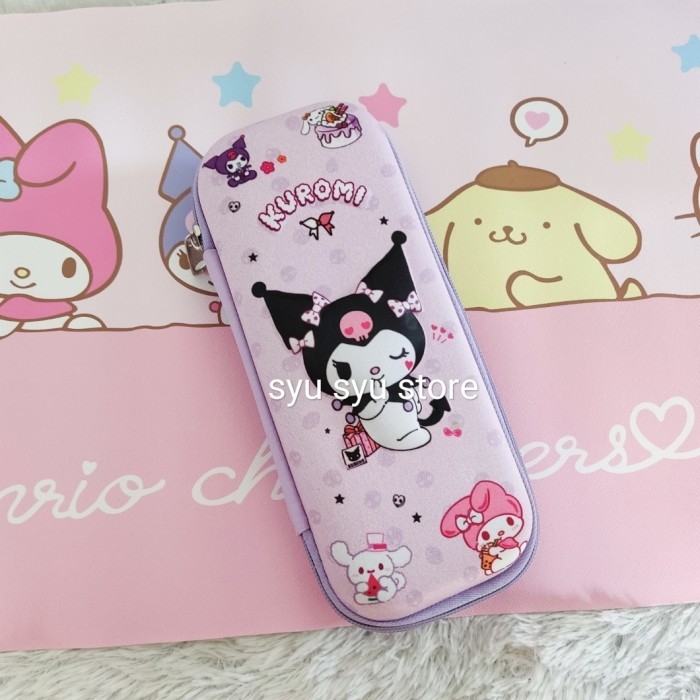 

New Arrival Pouch tempat pensil timbul Kuromi Cinnamoroll My Melody SSY - KRM