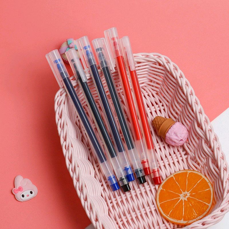 

[MS] Pena Gel Alat Tulis Pulpen 0.5mm Motif Polos Simple / Pena Perlengkapan Sekolah