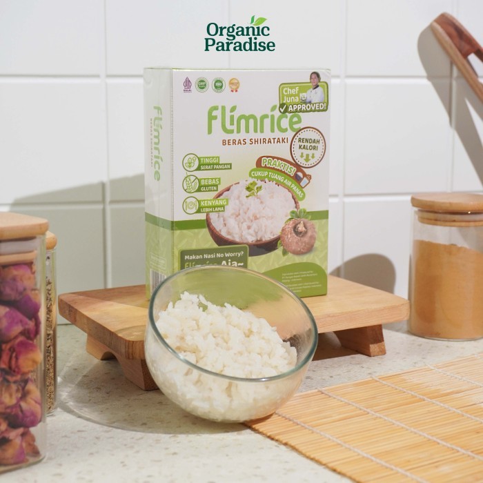 

Flimrice Nasi Shirataki (Nasi Diet) - 1 box isi 7 sachet