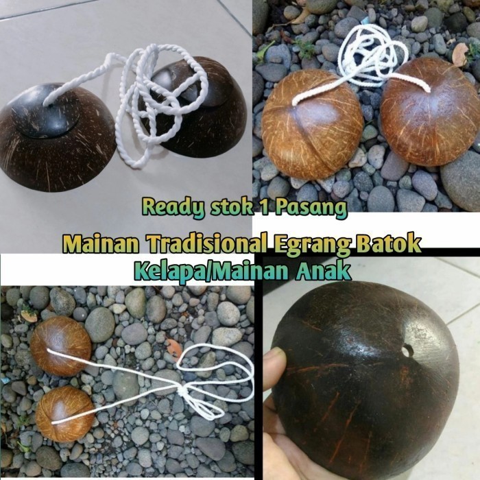 Egrang Batok Kelapa - Mainan Tradisional Egrang Batok Kelapa