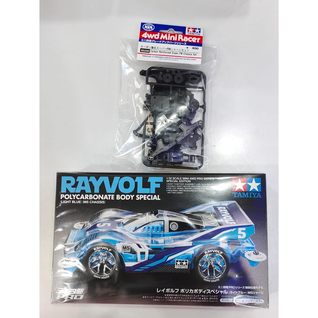 Tamiya 95239 Carbon SFM + Tamiya 95572 Rayvolf Poly Body