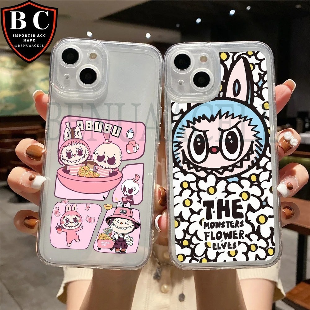 SOFT CASE CLEAR SILIKON CUTE LABUBU FLUFFY FOR XIAOMI Mi 12 Mi 12 LITE Mi11 Mi 11 LITE Mi11T Mi 11T 