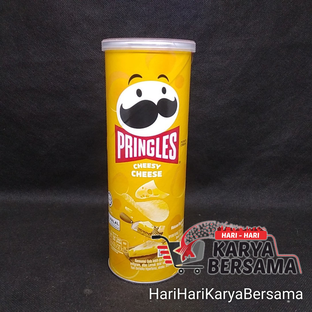 

MAKANAN RINGAN PRINGLES CHEESY CHEESE SNACK KENTANG RASA KEJU 102GR