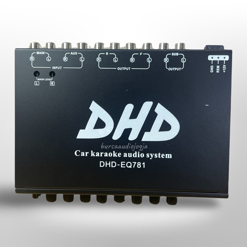 Parametrik Equalizer Preamp Karaoke Mobil Dhd EQ 781