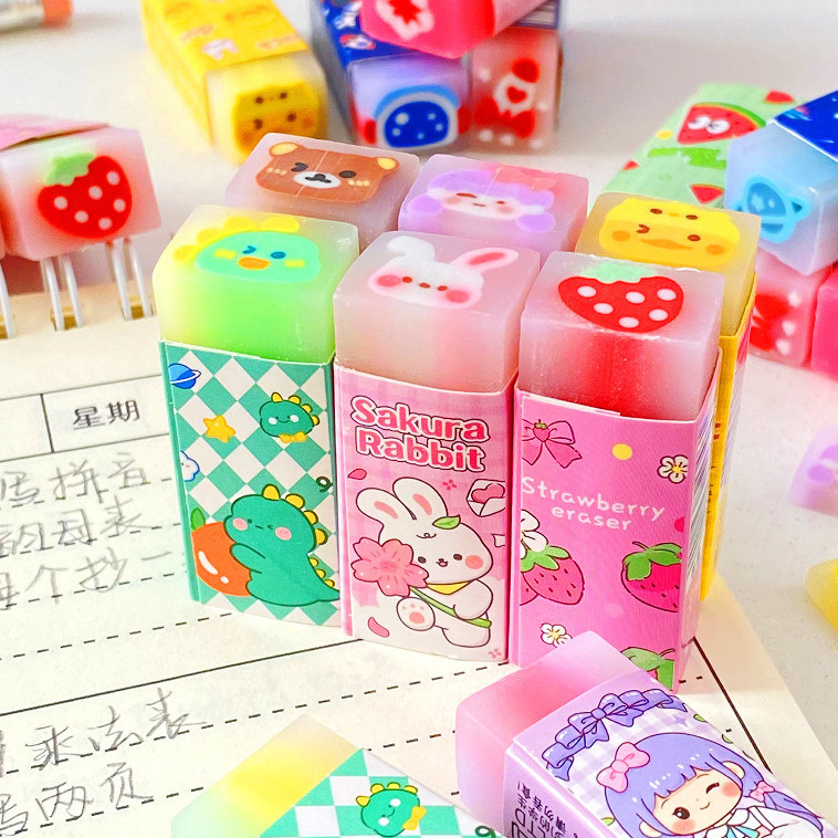 

✨AWC✨ PENGHAPUS PENSIL SUPER BERSIH DENGAN MOTIF KARTUN DI DALAMNYA TIDAK MUDAH PATAH / MOTIF KARTUN LUCU DAN IMUT
