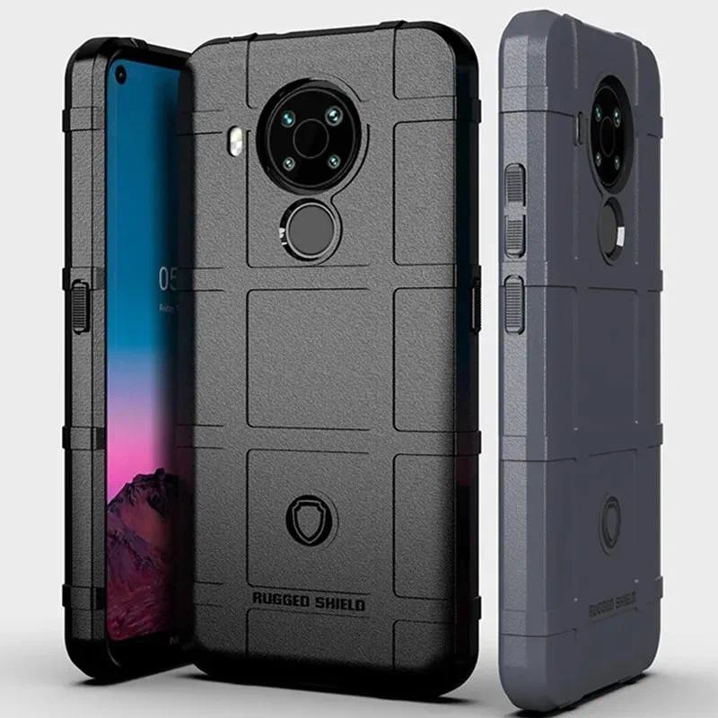 For Nokia 5.4 nokia5.4 Soft Shield Case Armor Heavy Silicone Back Cover for nokia 5.4 Shockproof Rub