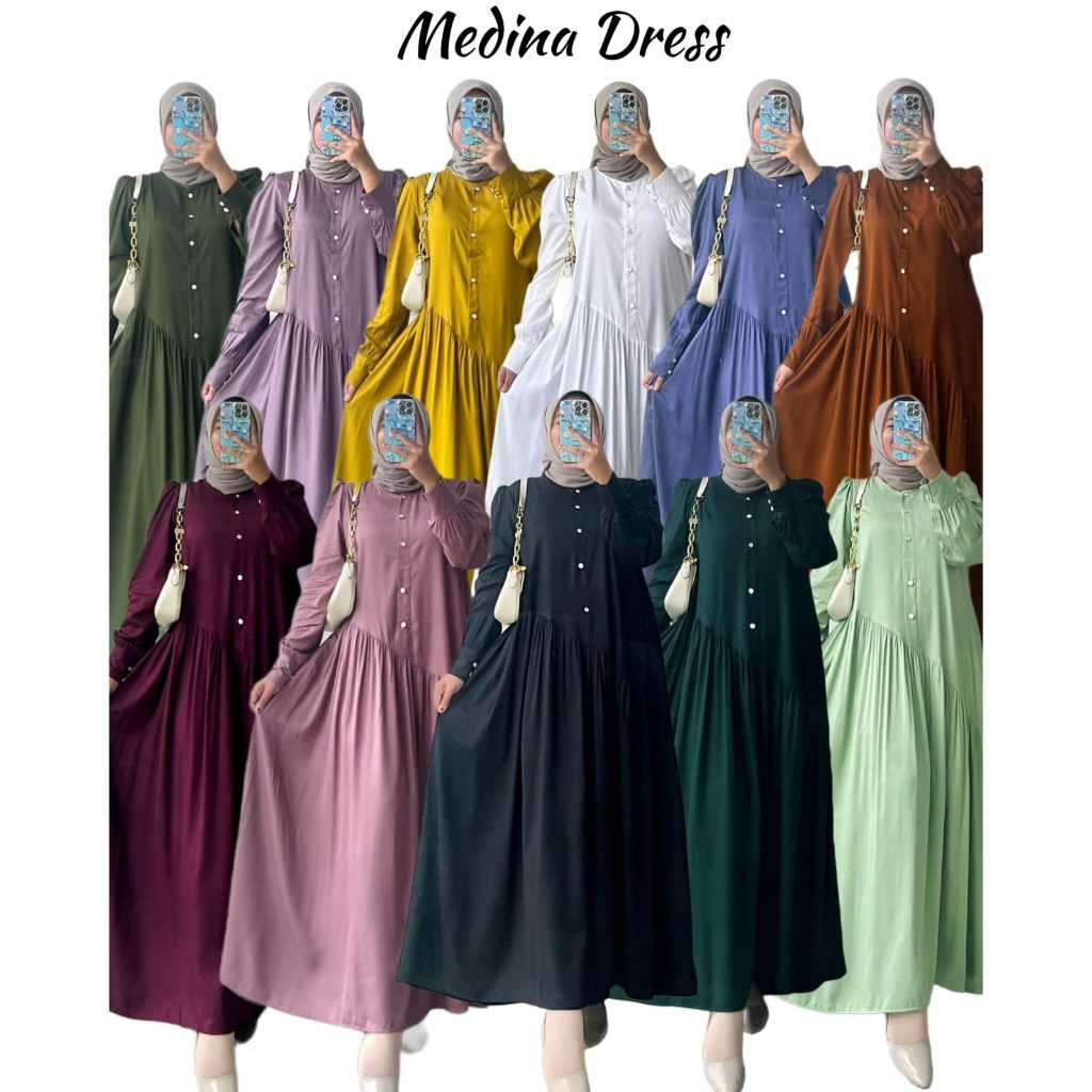 MEDINA DRESS RAYON TWILL // MEDINA DRESS POLOS // GAMIS RAYON TWILL POLOS