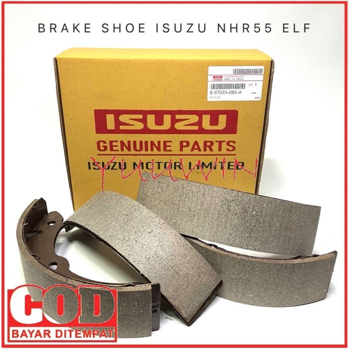 BRAKE SHOE NHR55 - BRAKE SHOE ISUZU NKR55 ELF - KAMPAS REM DEPAN BELAKANG ISUZU NHR55 ELF