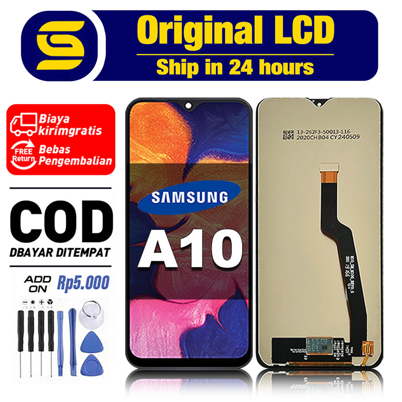 ORI LCD Samsung A10 Original Fullset hp Touchscreen asli New Free shipping COD