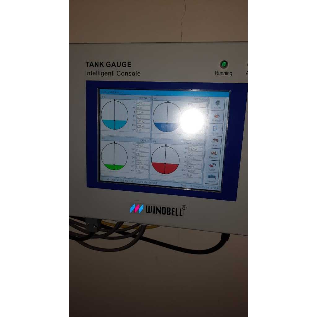 ATG Console Digitalisasi SPBU dengan Automatic Tank Gauge (ATG)  SS160 Plus SP300